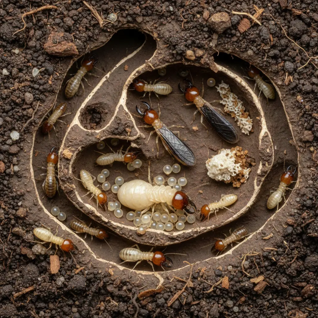 ปลวกที่อาศัยอยู่ใต้ดิน