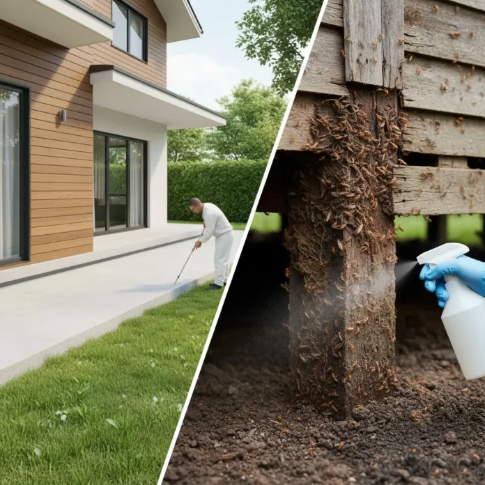 การดูแลบ้านและป้องกันปลวก การดูแลบ้านและป้องกันปลวก